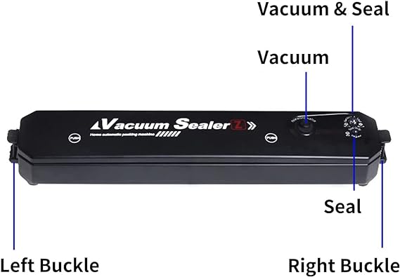 Food Vacuum Sealer – side view