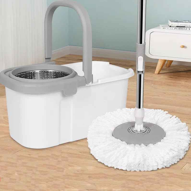 Microfiber Mop and Bucket Set – side view