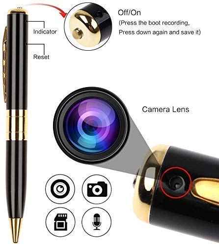 Recording Camera Pen – in use