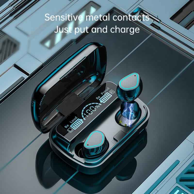 M30 TWS Wireless Earphones – in use