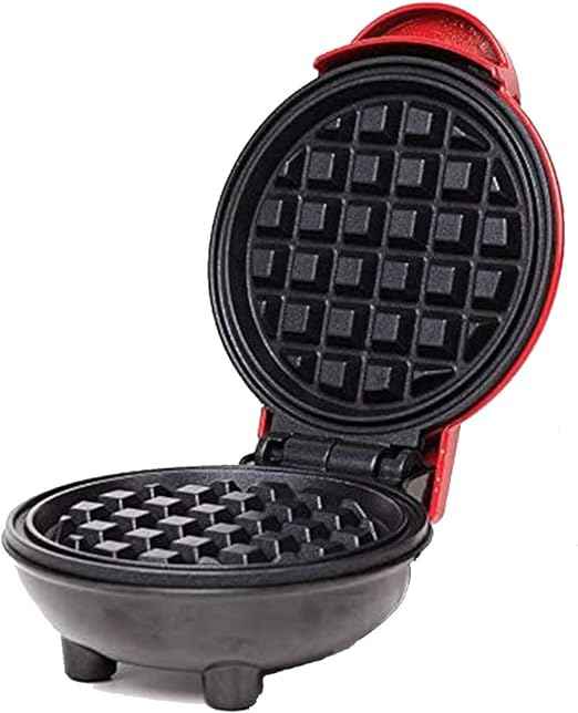 Electric Mini Waffle Maker – in use