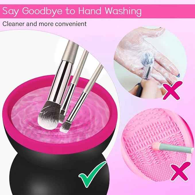 Mini Makeup Brush Cleaner – detail view