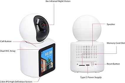 Smart Security Camera – front view