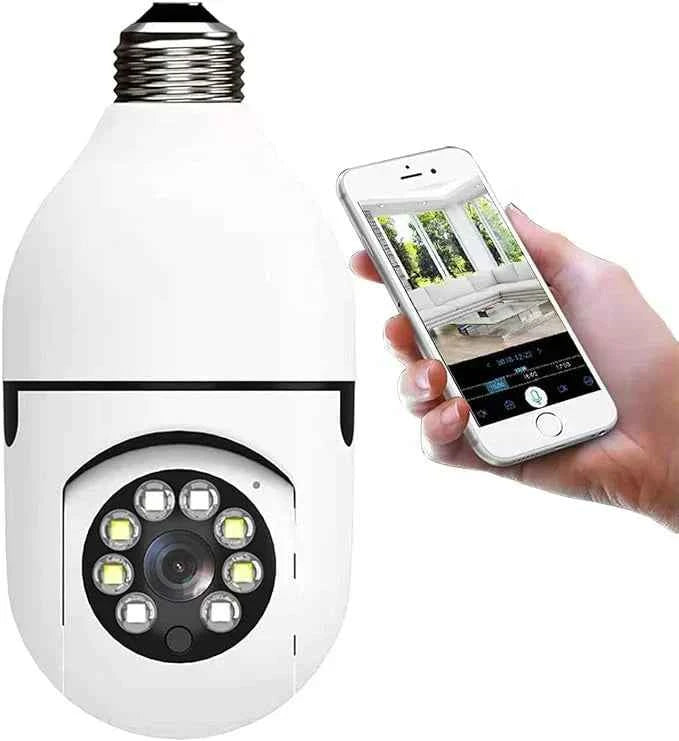 Security Camera with LED Lights – side view