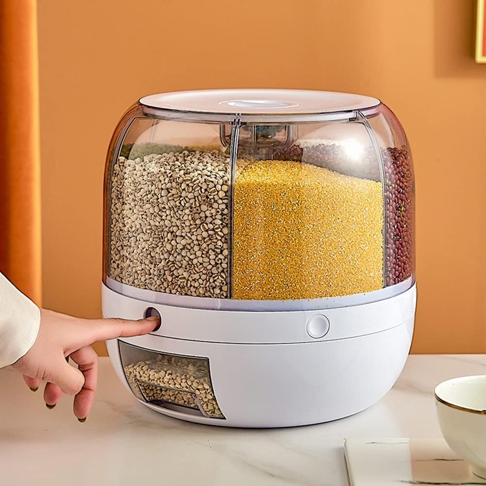 360-Degree Rotating Dry Food Dispenser