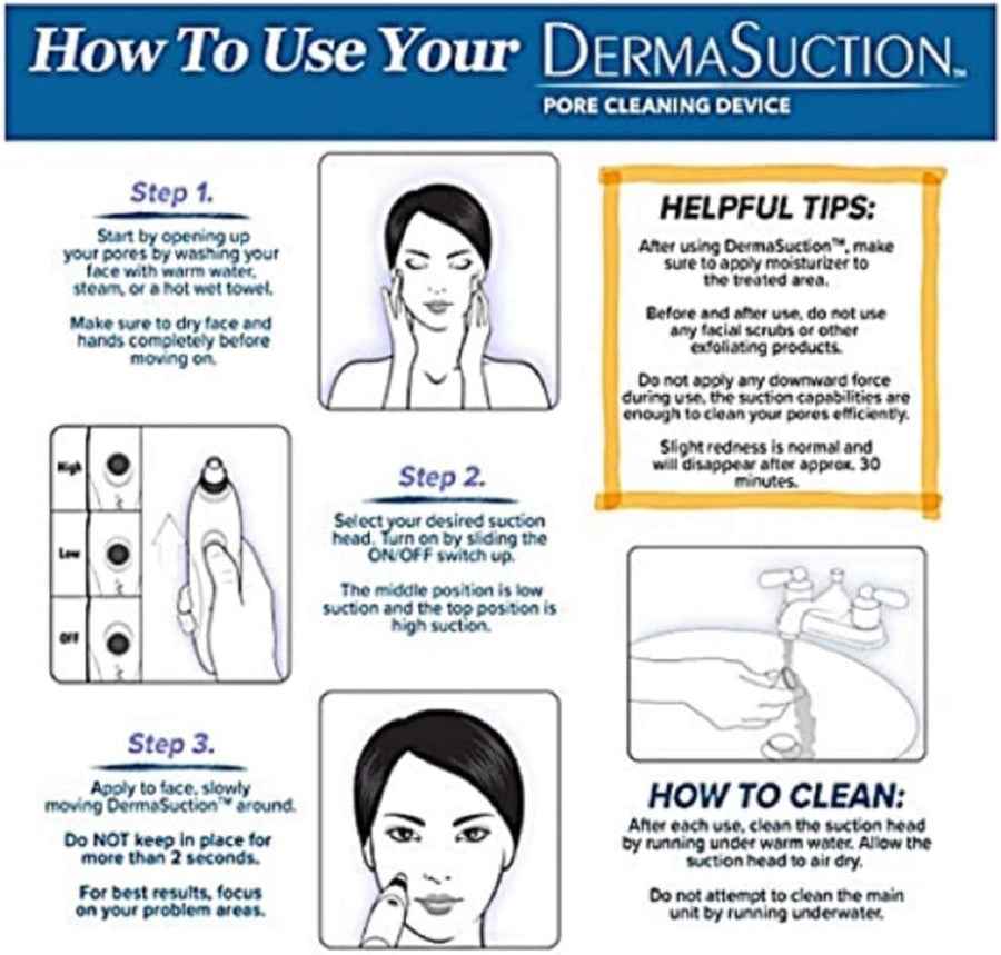 Pore Cleaning Device – packaging and contents
