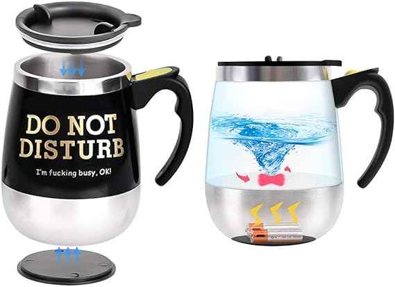 Self Stirring Mug – in use
