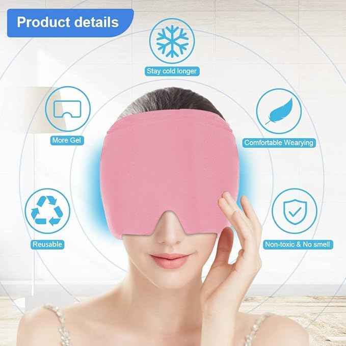 Cooling Head Wrap Cap – front view