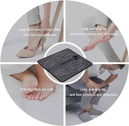 EMS Foot Massager Mat – in use