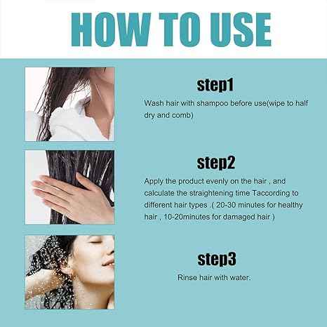 Hair Straightening Cream – front view