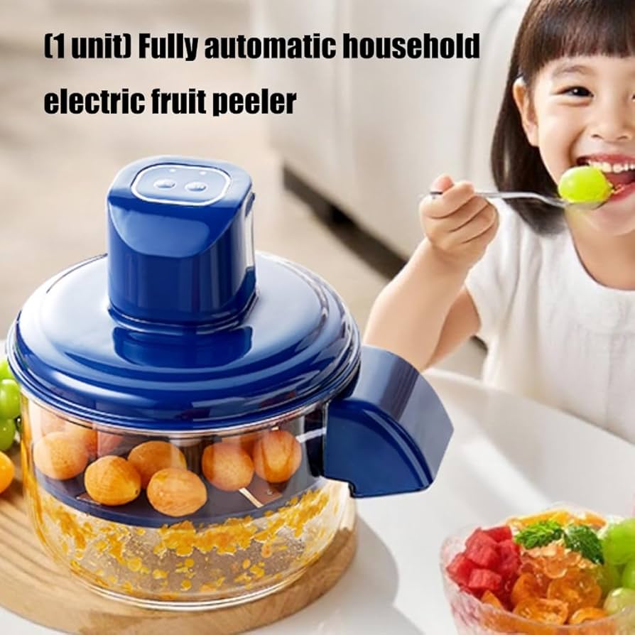 Electric Fruit and Garlic Peeler – side view