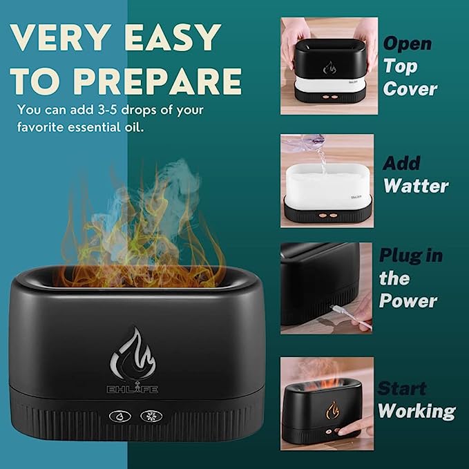 Flame Aroma Diffuser – front view