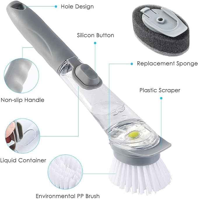 Automatic Kitchen Cleaning Brush – front view
