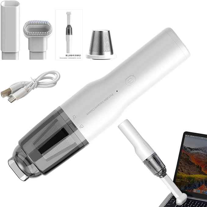 Metal Mini Vacuum Cleaner – in use