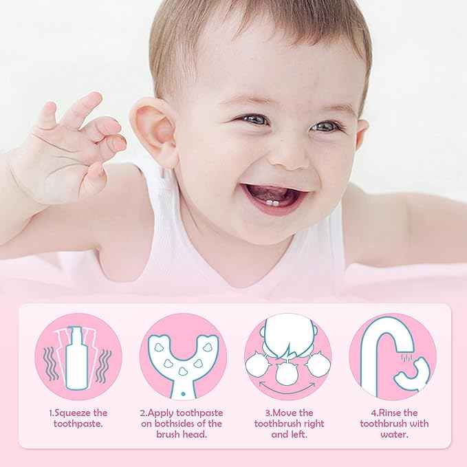 Kids U-Shaped Toothbrush – front view