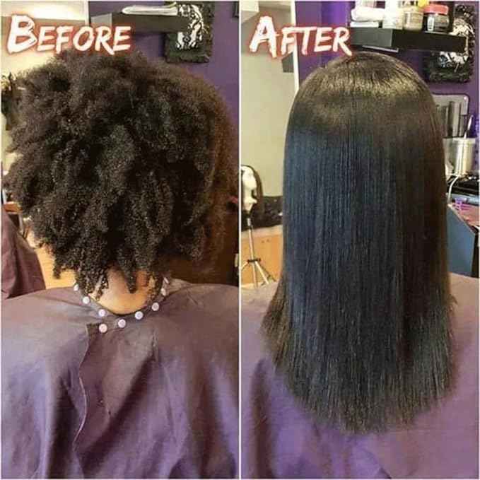 Hair Straightener Comb – front view
