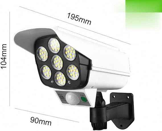 Solar Motion Sensor Light – side view