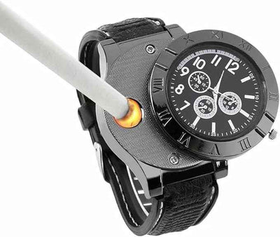 Men's Military USB Lighter Watch