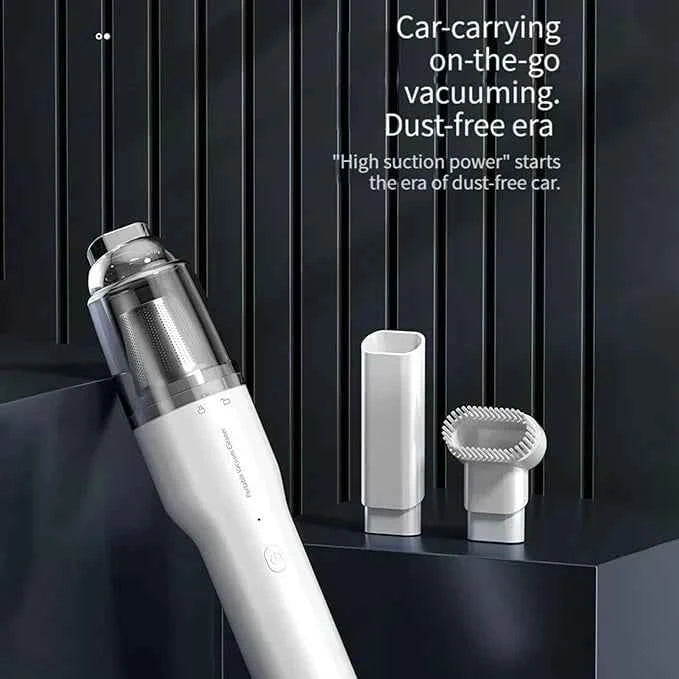 Metal Mini Vacuum Cleaner – side view