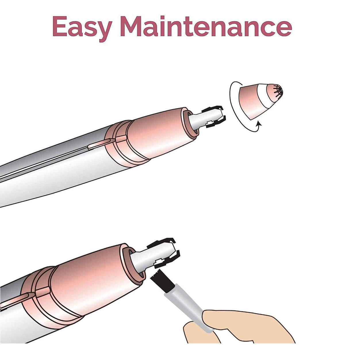 Flawless Brows Hair Remover – front view