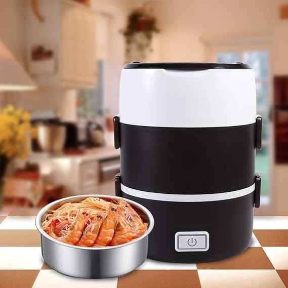 Electric Heating Lunch Box – side view