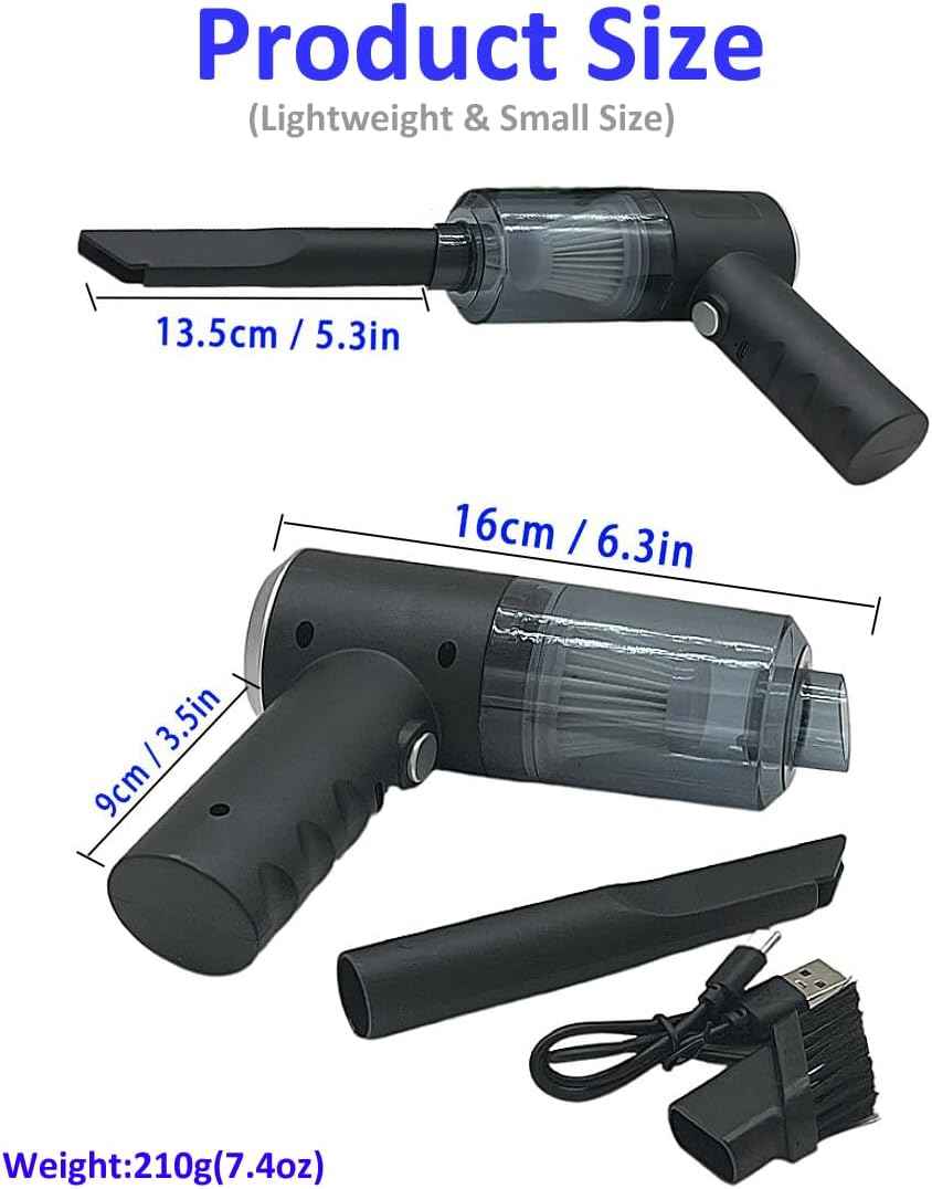 Portable Handheld Vacuum Cleaner – detail view