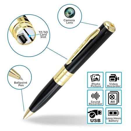 Recording Camera Pen – close-up