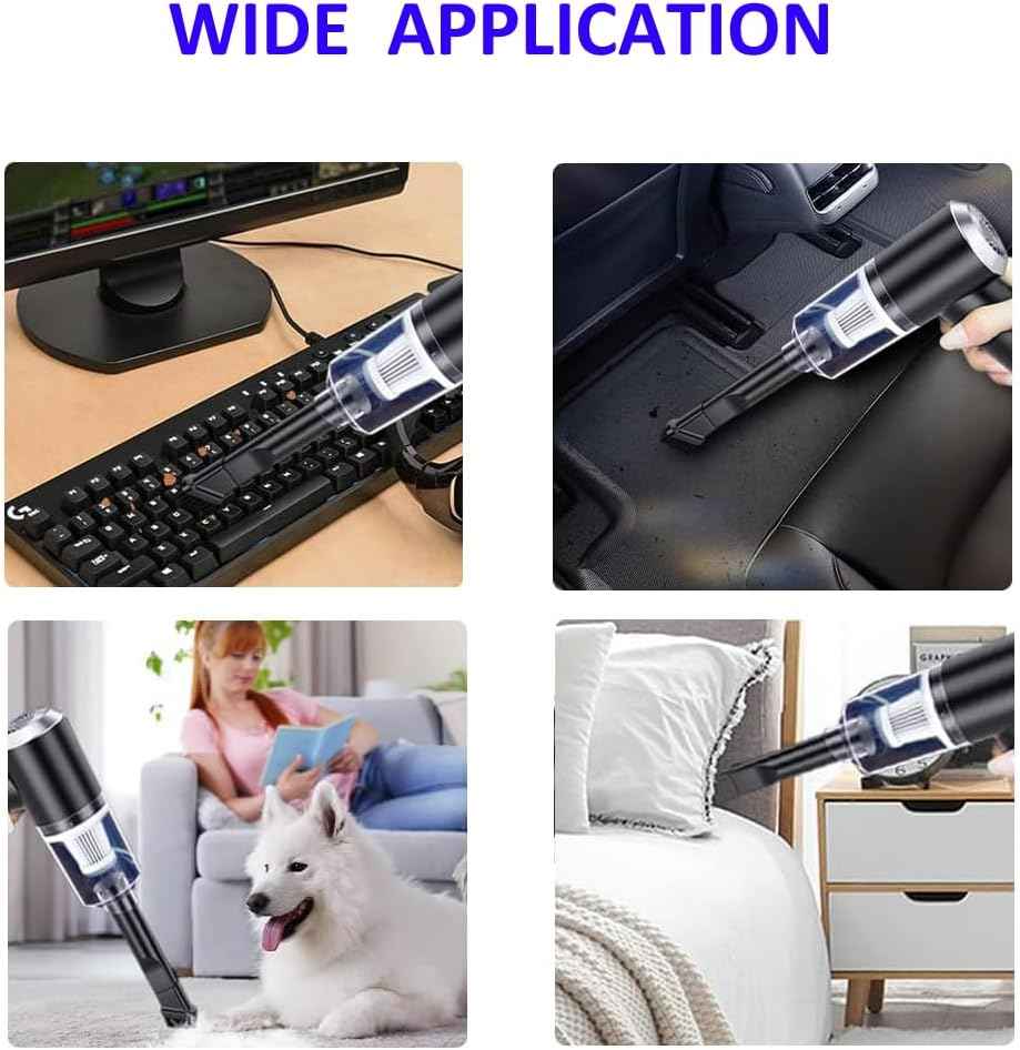 Portable Handheld Vacuum Cleaner – in use
