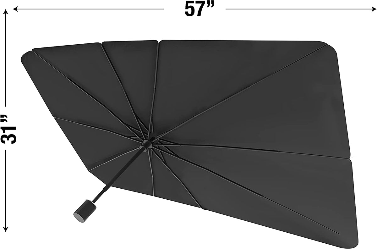 Car Windshield Sun Shade – side view