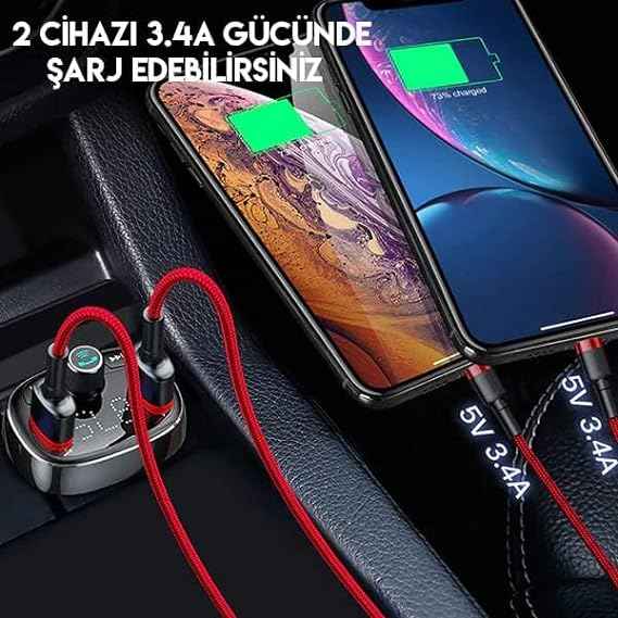 Bluetooth MP3 Car Charger – detail view