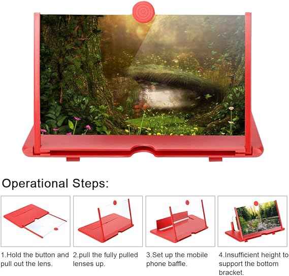 3D Mobile Screen Magnifier – front view
