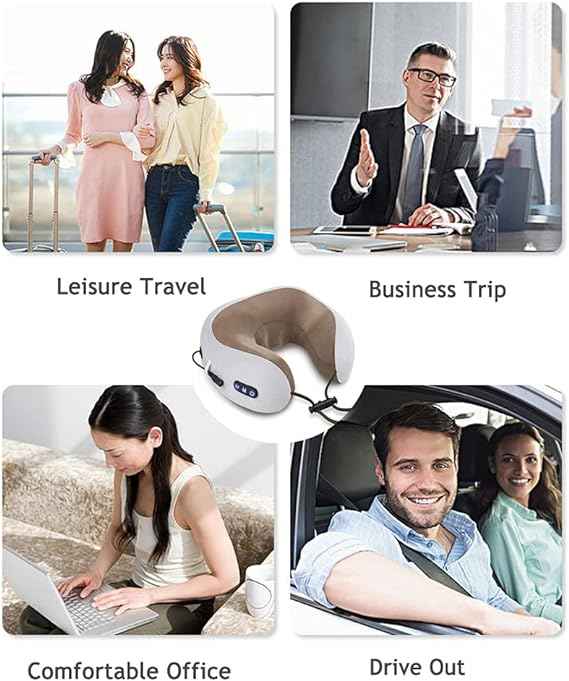 U Shaped Massage Pillow – packaging and contents