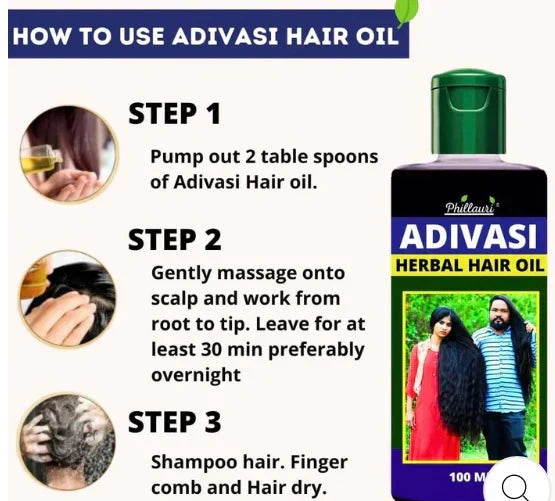 Adivasi Hair Oil – detail view