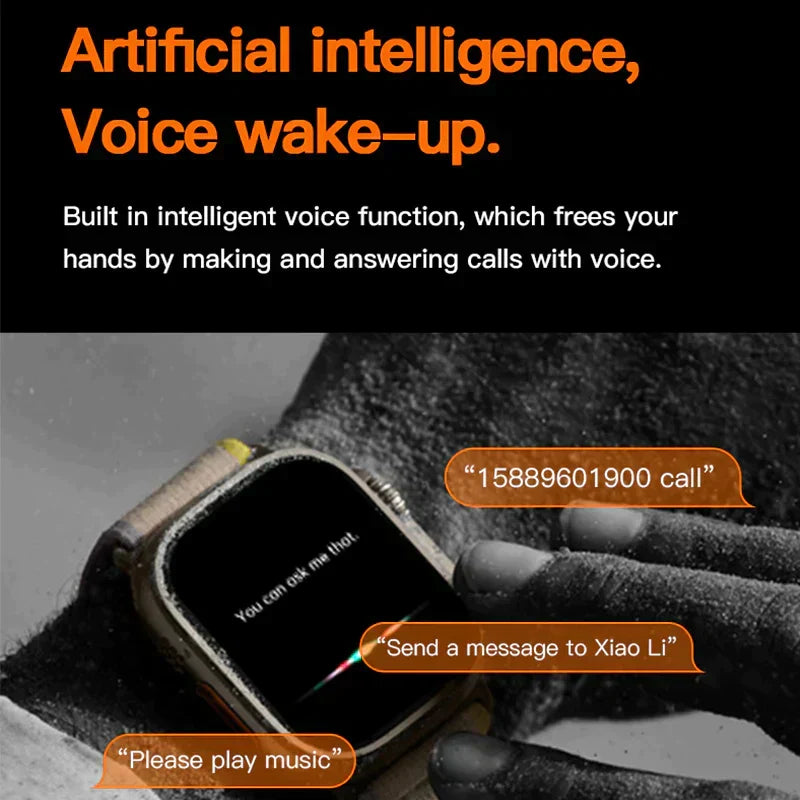 T800 Smartwatch – in use