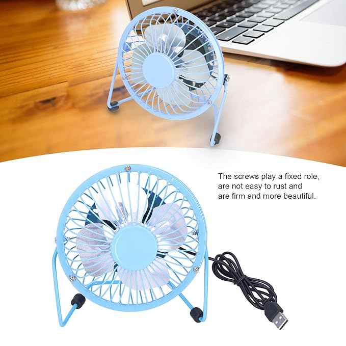 Portable USB Mini Fan – in use