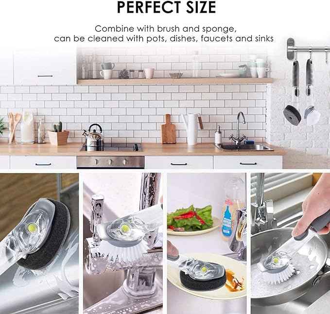 Automatic Kitchen Cleaning Brush – side view