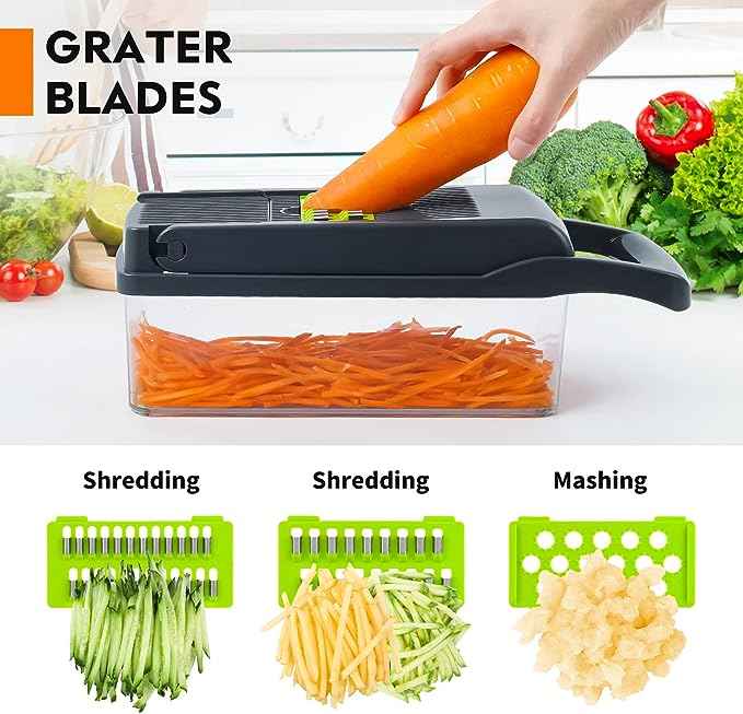 Vegetable Cutter Chopper and Slicer – detail view