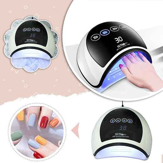 LED Caring Nail Lamp – in use