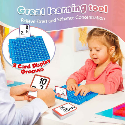 Math Fidget Toy with Flash Cards