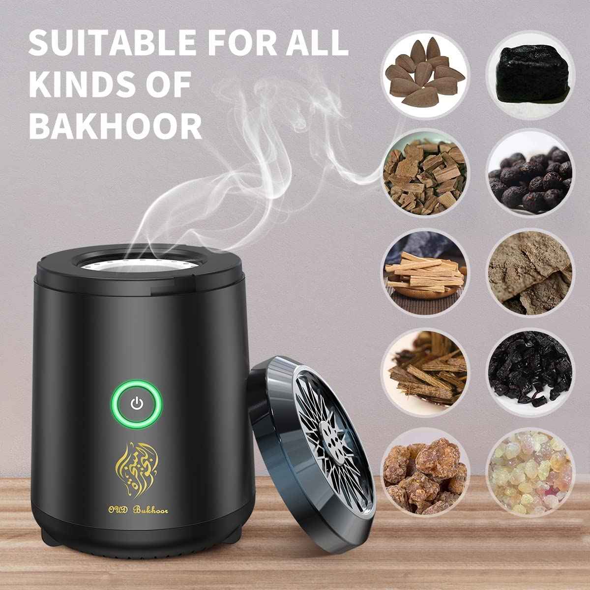 Smart Bakhoor Dispenser – in use