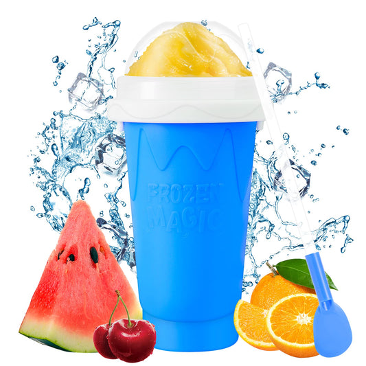 Frozen Magic Slushy Maker Squeeze Cup (كوب صنع السلاش السحري المجمّد بالضغط)