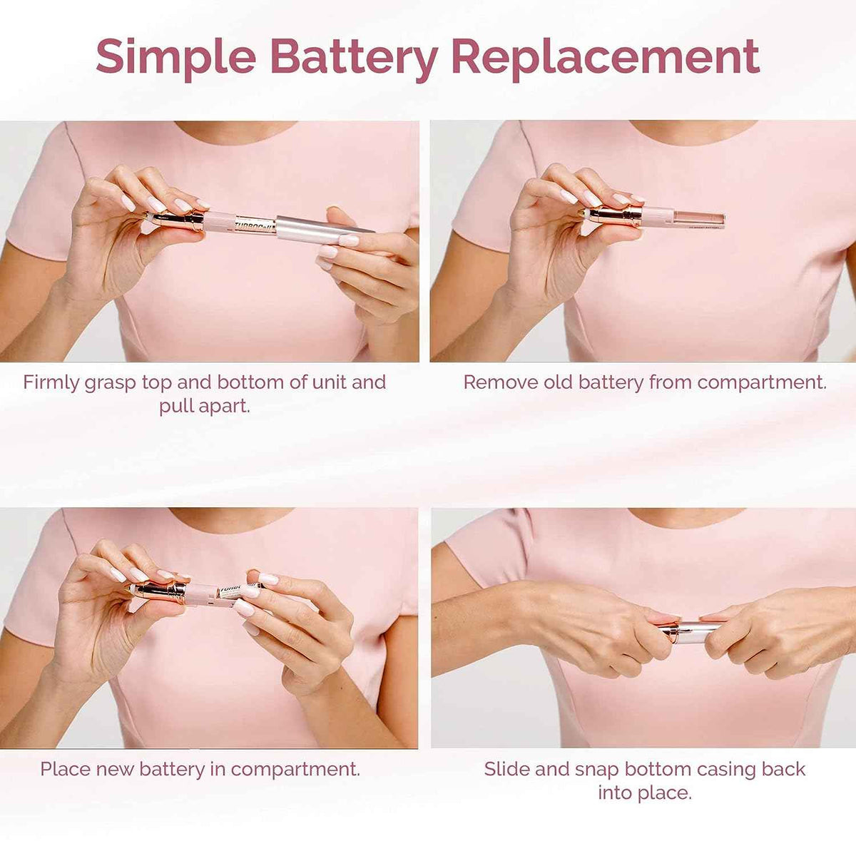 Flawless Brows Hair Remover – side view