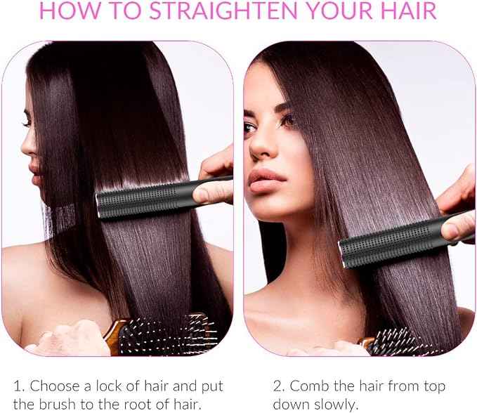 Hair Curler Brush – packaging and contents