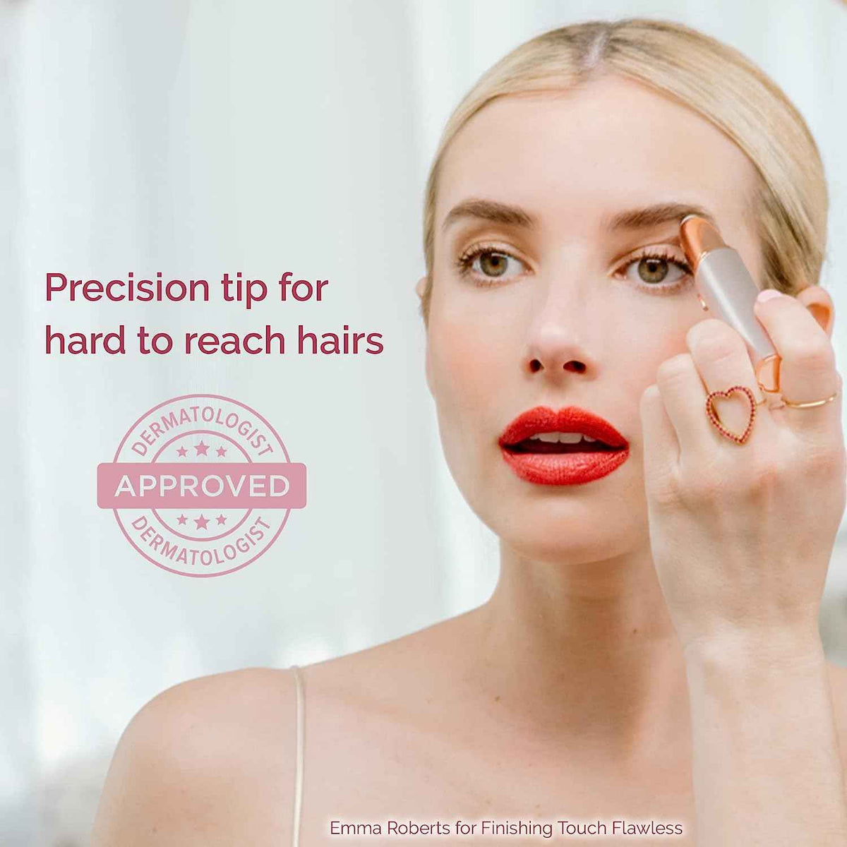 Flawless Brows Hair Remover – in use