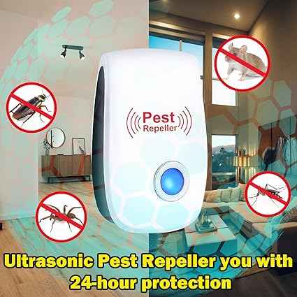 Ultrasonic Pest Repeller – packaging and contents