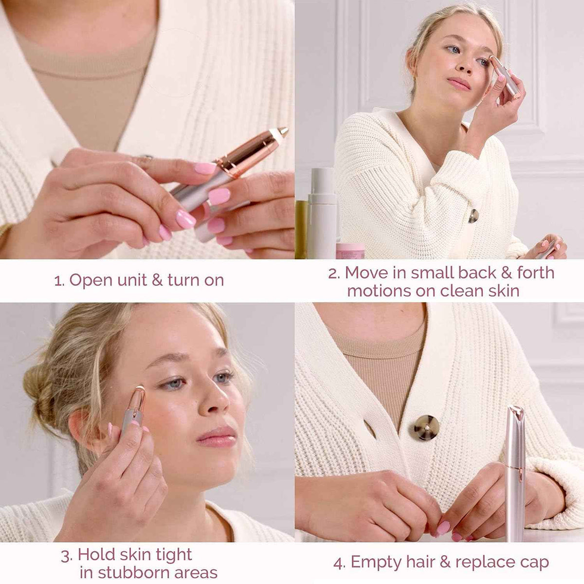 Flawless Brows Hair Remover – packaging and contents