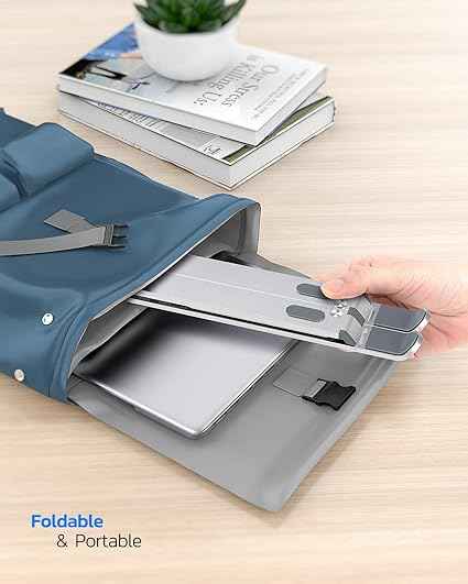 Nulaxy Laptop Stand – in use