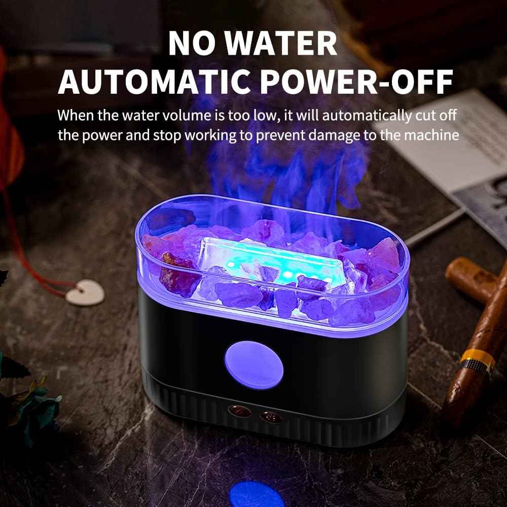 Salt Lamp Aroma Diffuser – side view