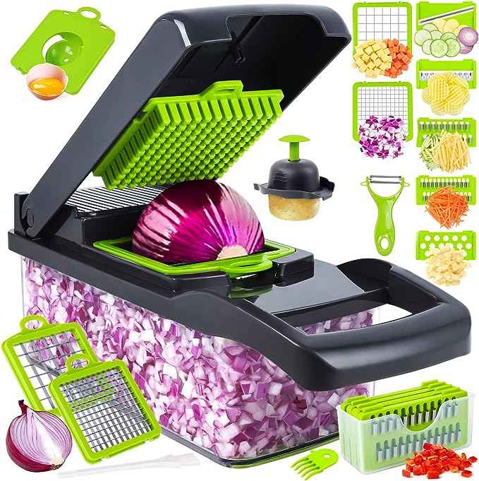 Vegetable Cutter Chopper and Slicer – front view