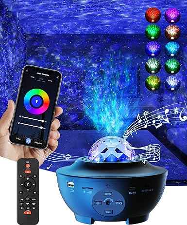 Galaxy Ocean Light Projector – front view